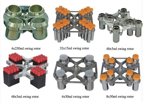 Centrifugatrice da tavolo di 5 ml/10 ml/15 ml di capacità 6000r/min con motore CA