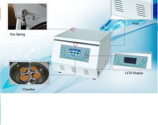 Centrifughe mediche ad alta velocità a 6000 r/min con controllo microprocessore