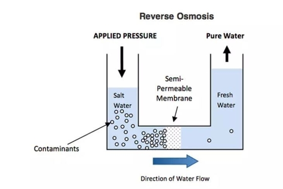 Dissolving Salt Reverse Osmosis RO Sistema idrico 500L/H - 2000L/H