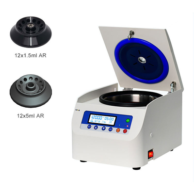 Centrifughe ad alta velocità di laboratorio 16500 r/min Capacità massima 12*5ml