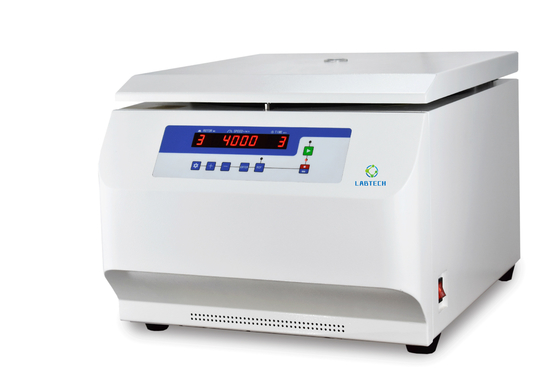 Utilizzare in laboratorio la centrifuga a bassa velocità con chiusura del coperchio e protezione da squilibri